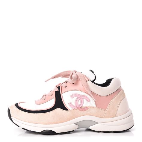 chanel pink sneakers.